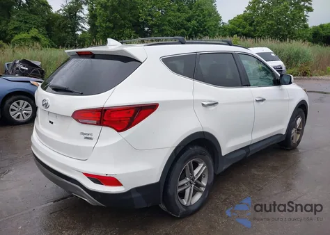 2017 Hyundai Santa Fe Sport 2.4L из США, поврежденный, VIN 5XYZUDLB0HG397831